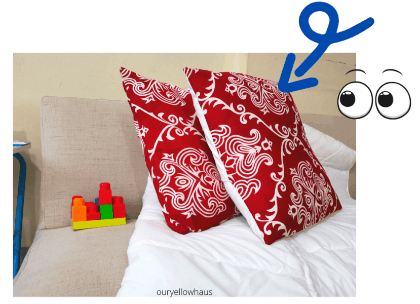 sew envelope pillowcase